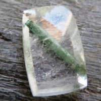 Crystal with verdelite