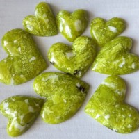 Lizardite hearts