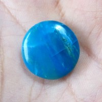 neon blue opal Peru