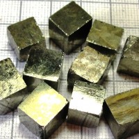 pyrite crystals