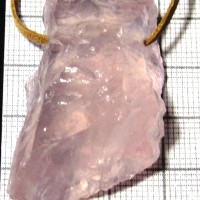 raw rose quartz