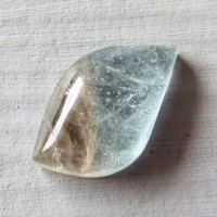 Natural topaz, bicolor