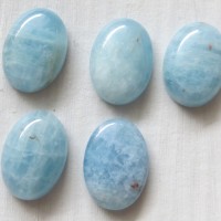 Calibrated Aquamarine Cabochons