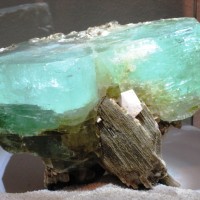 Aquamarine, giant crystal, Brazil
