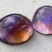 Ametrine, cabochons