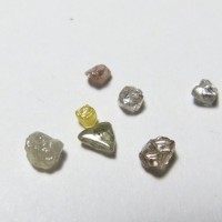 Raw diamonds