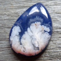 Dubleta (Achát + Lapis Lazuli)