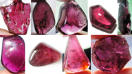 kameny purpurové barvy