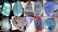 stones of light blue color