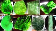 kameny zelené barvy