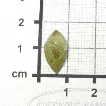 Mali grosulár, granát, natur kabošon č.9| šperkové-kameny.cz