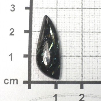 Nuummite,Grónsko, kabošon č.22|šperkové-kameny.cz 