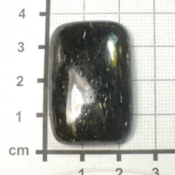 Nuummite,Grónsko, kabošon č.31|šperkové-kameny.cz 