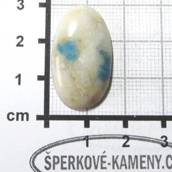 Lazulit kabošon 1