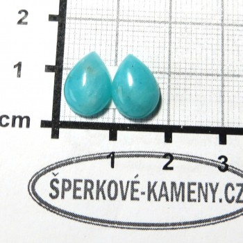 Amazonit, kabošon, kapka, pár 4| www.sperkove-kameny.cz