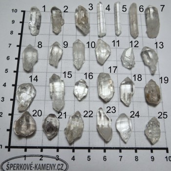 Marmarožský diamant - křišťál krystal, set A