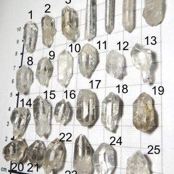 Marmarožský diamant - křišťál krystal, set A