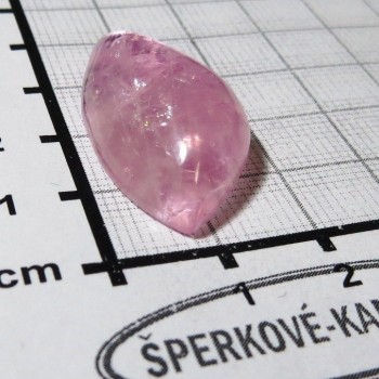 Morganit, Mosambic, kabošon 2 | www.sperkove-kameny.cz