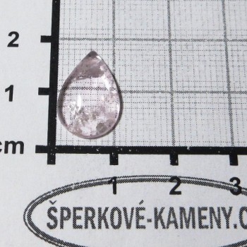 Morganit, Mosambic, kabošon 6 | www.sperkove-kameny.cz