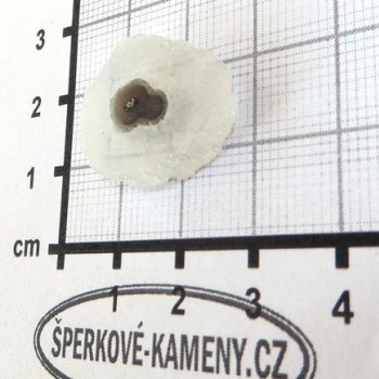 Křišťál, krápníkový kabošon, A2| www.sperkove-kameny.cz
