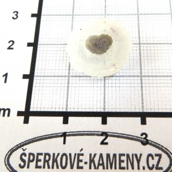 Křišťál, krápníkový kabošon, A5| www.sperkove-kameny.cz