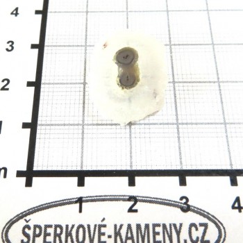 Křišťál, krápníkový kabošon, A6| www.sperkove-kameny.cz
