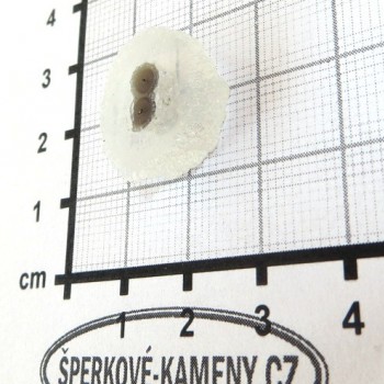 Křišťál, krápníkový kabošon, A7| www.sperkove-kameny.cz