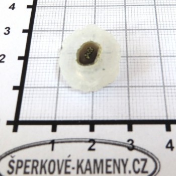 Křišťál, krápníkový kabošon, A10| www.sperkove-kameny.cz