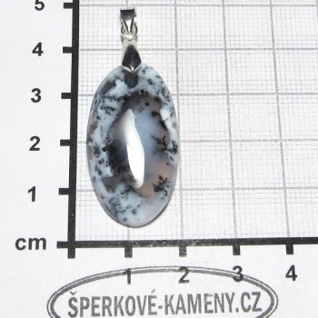 Pendant from dendritic opal no.8 | www.sperkove-kameny.cz
