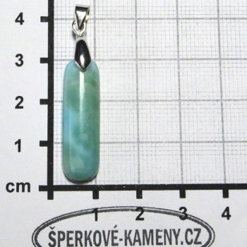 Přívěsek z larimaru č.20 | šperkové-kameny.cz