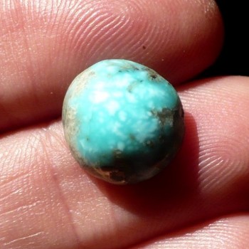 Tyrkys pravý,Chunk blue Nevada,stabilizovaný, kabošon č.8| šperkové-kameny.cz