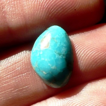 Tyrkys pravý,Chunk blue Nevada, kabošon č.9| šperkové-kameny.cz