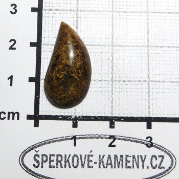 Bronzit kabošon 3| www.sperkove-kameny.cz