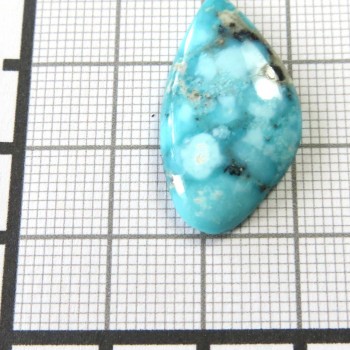 Tyrkys pravý,Chunk blue Nevada,stabilizovaný, kabošon č.A2 | www.sperkove-kameny.cz