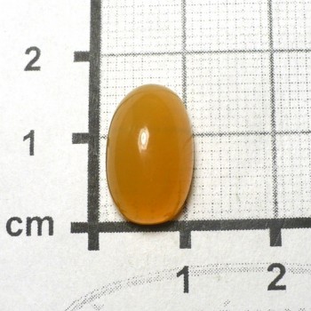 Mandarinkový opál, Madagaskar, kabošon č. 4 | www.sperkove-kameny.cz