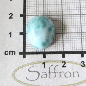 Larimar kabošon č.40| www.sperkove-kameny.cz