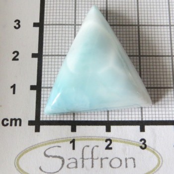 Larimar kabošon č.44| www.sperkove-kameny.cz