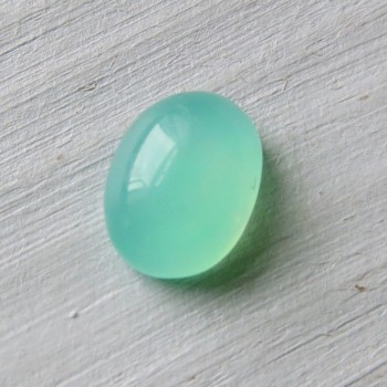 Chrysopras Tanzánie, minikabošon č.5