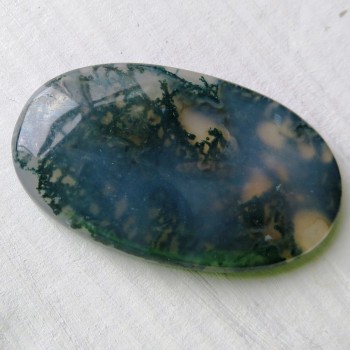mechový achát moss agate