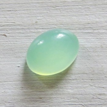 Chrysopras Tanzánie, minikabošon č.2