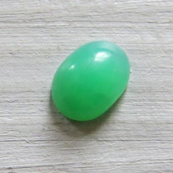 Chrysopras Tanzánie, minikabošon č.6