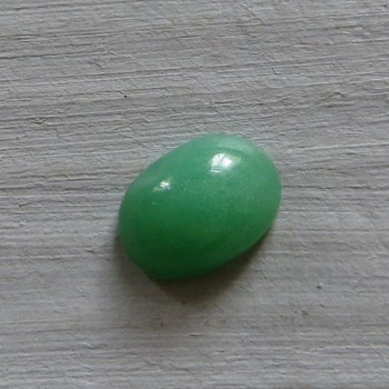 Chrysopras Tanzánie, minikabošon č.9
