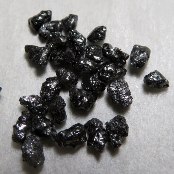 Antracitový surový diamant, 5-6mm, 1ks