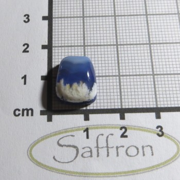 Dubleta (Achát + Lapis Lazuli)