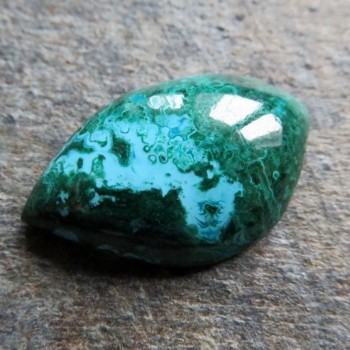 Chrysocolla, cabochon no.B22