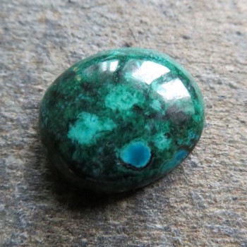 Chrysocolla, cabochon no.B23