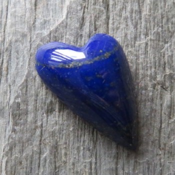 Lapis lazuli Extra,  přírodní, srdíčko č.07