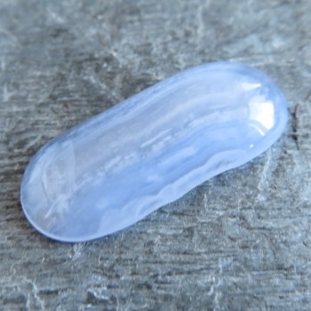 Modrý chalcedon, kabošon č.18