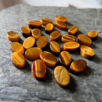 Tiger's eye, oval 6x4 mm SALE!
