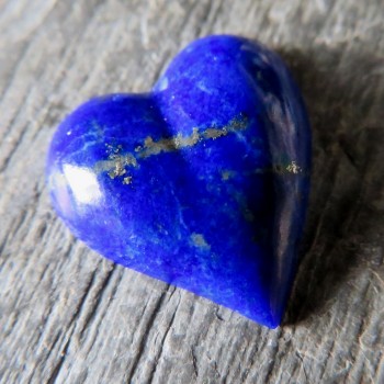 Lapis lazuli Extra barva, srdíčko 2